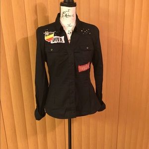 Dereon black diva shirt